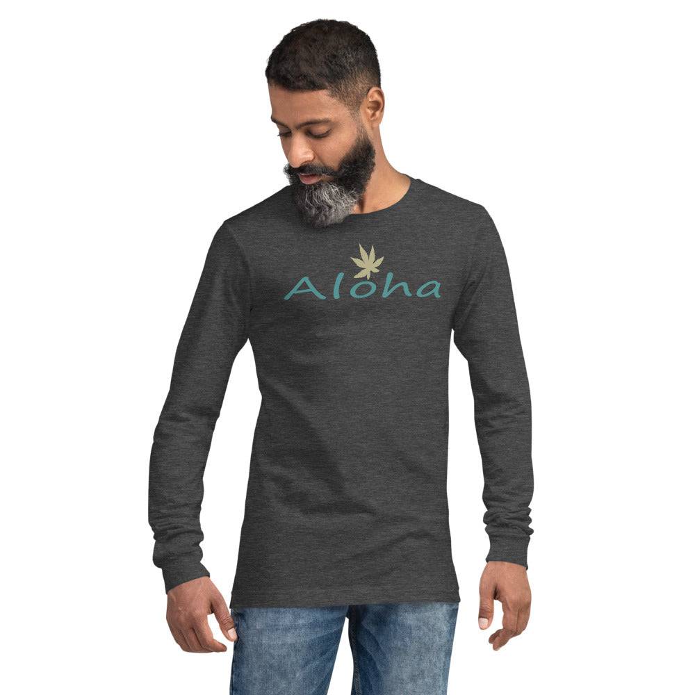 Unisex Long Sleeve Tee/Aloha - Enet Images
