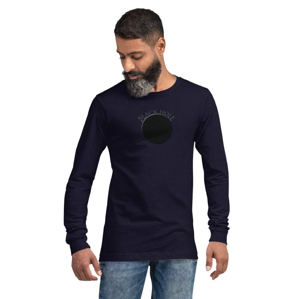 Unisex Long Sleeve Tee/Black hole - Enet Images