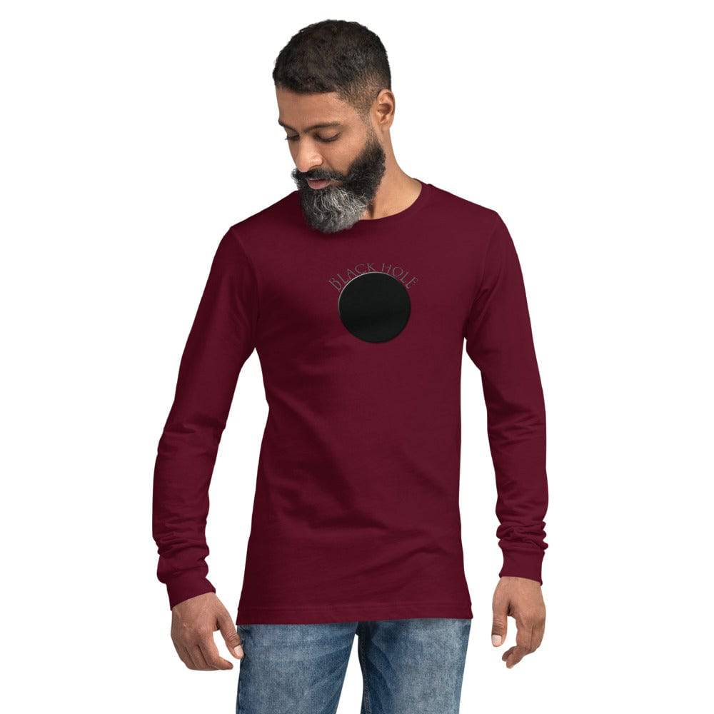 Unisex Long Sleeve Tee/Black hole - Enet Images