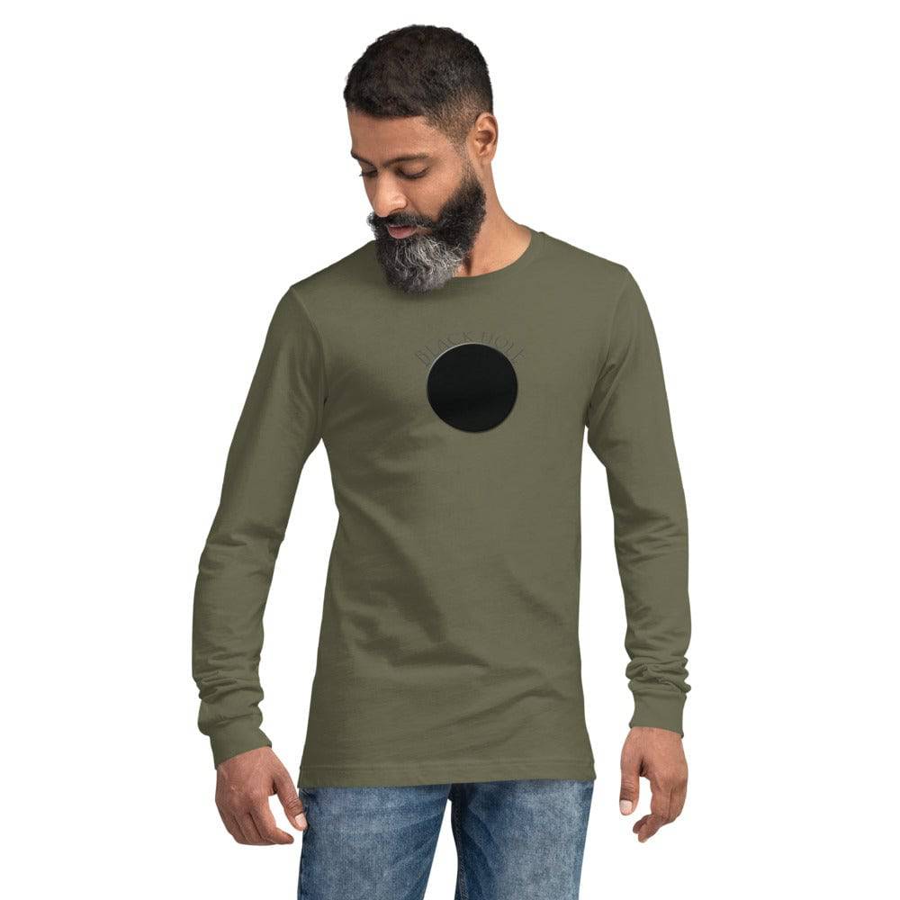 Unisex Long Sleeve Tee/Black hole - Enet Images