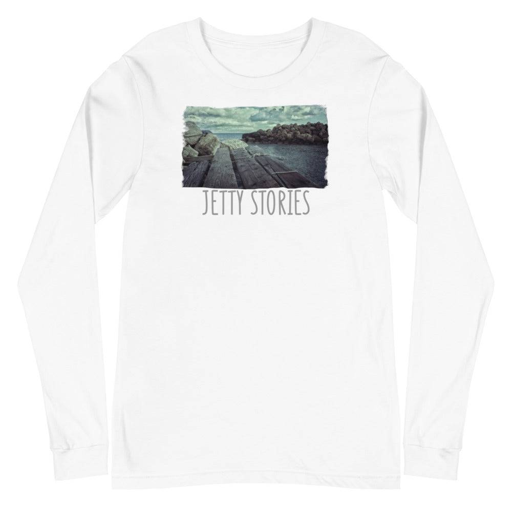 Unisex Long Sleeve Tee/Jetty Stories color/Personalized - Enet Images