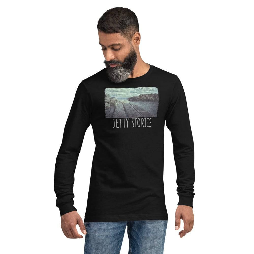 Unisex Long Sleeve Tee/Jetty Stories color/Personalized - Enet Images