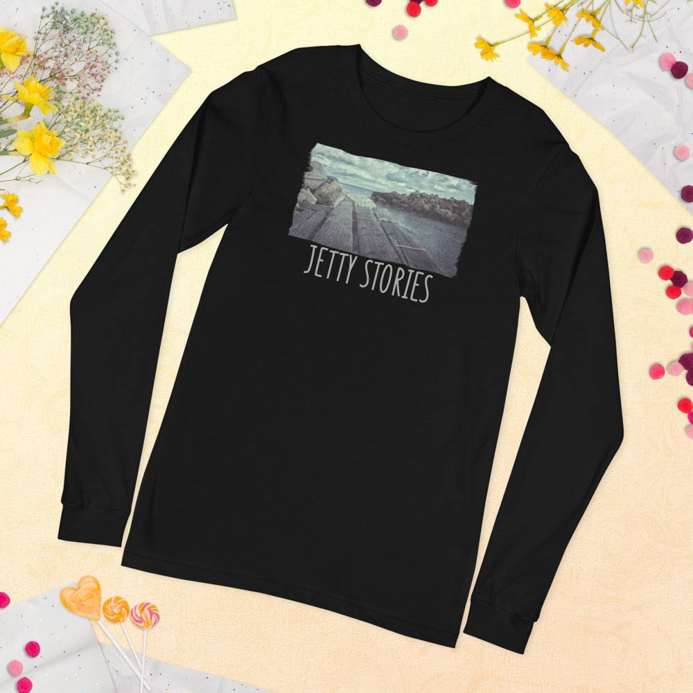 Unisex Long Sleeve Tee/Jetty Stories color/Personalized - Enet Images