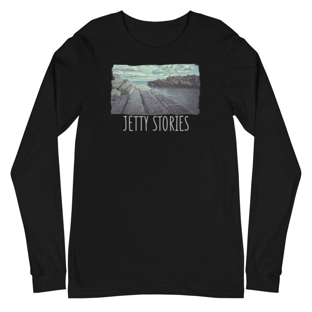 Unisex Long Sleeve Tee/Jetty Stories color/Personalized - Enet Images