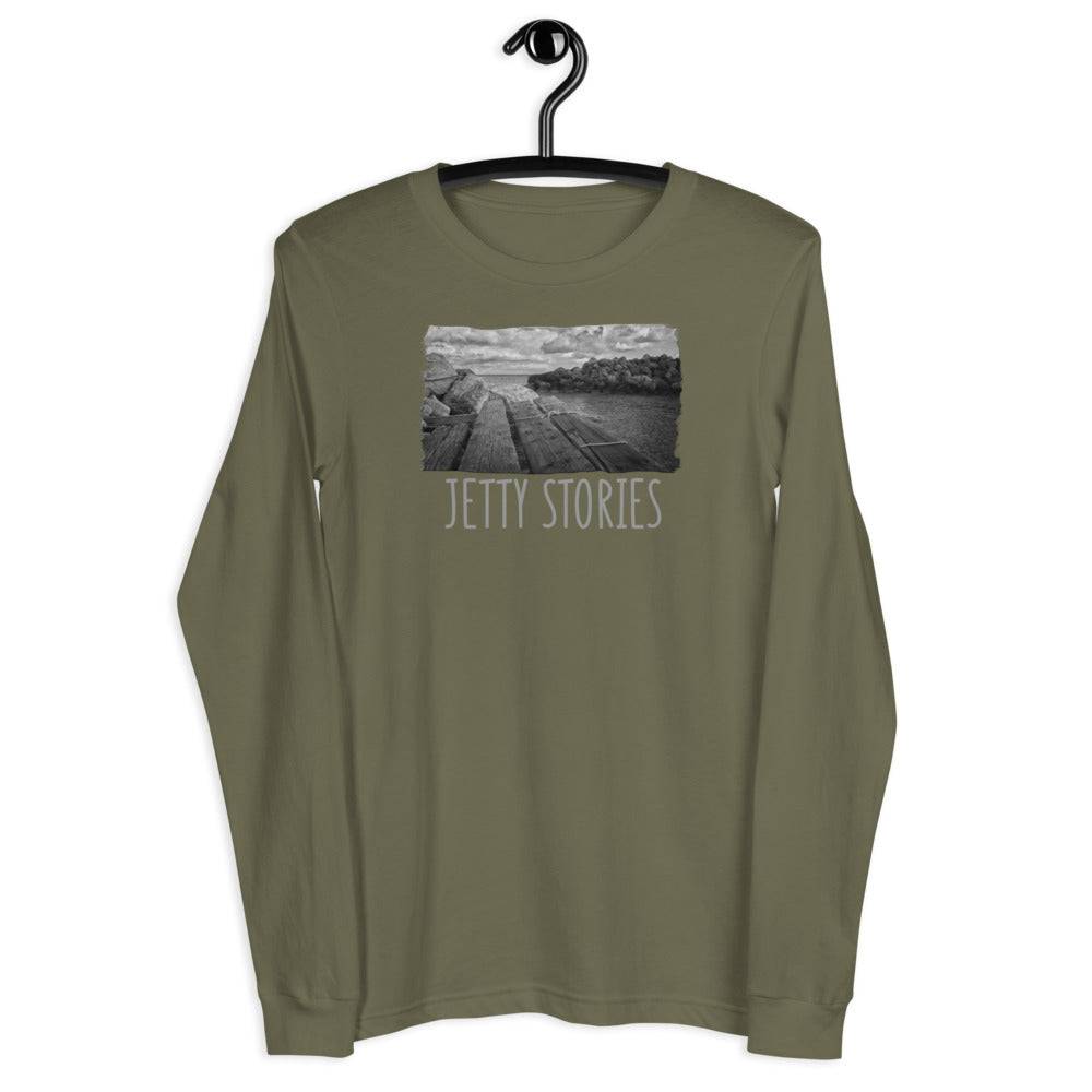 Unisex Long Sleeve Tee/Jetty Stories/Personalized - Enet Images