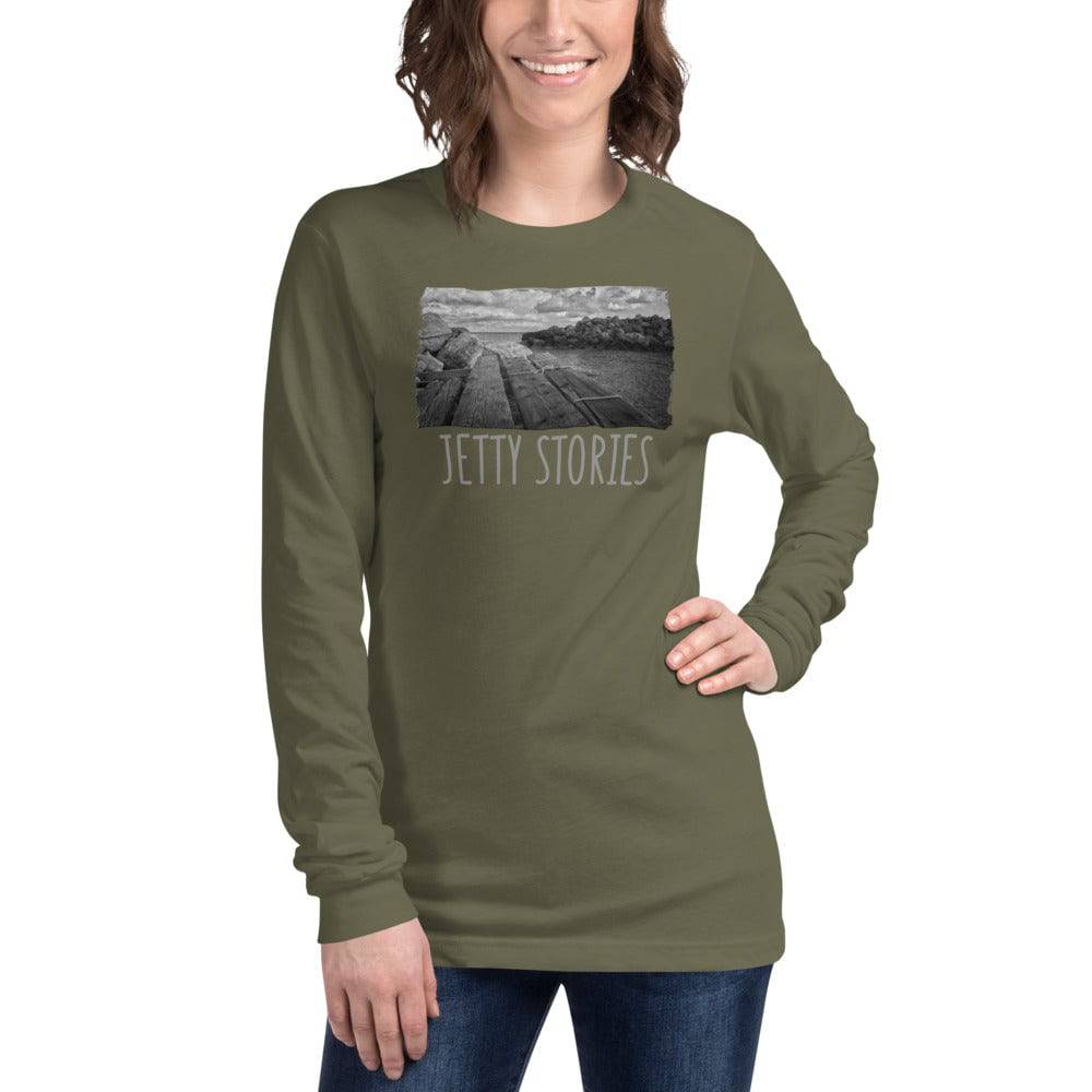 Unisex Long Sleeve Tee/Jetty Stories/Personalized - Enet Images