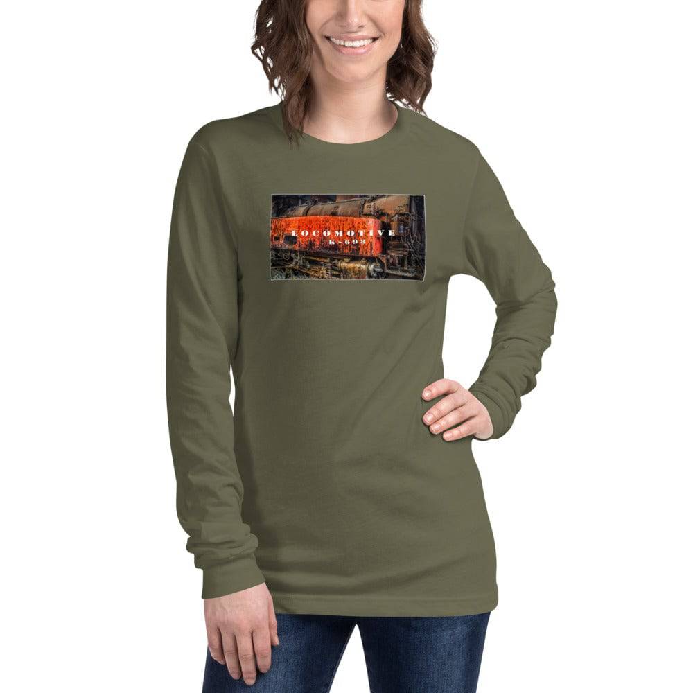 Unisex Long Sleeve Tee/locomotive K-698 - Enet Images