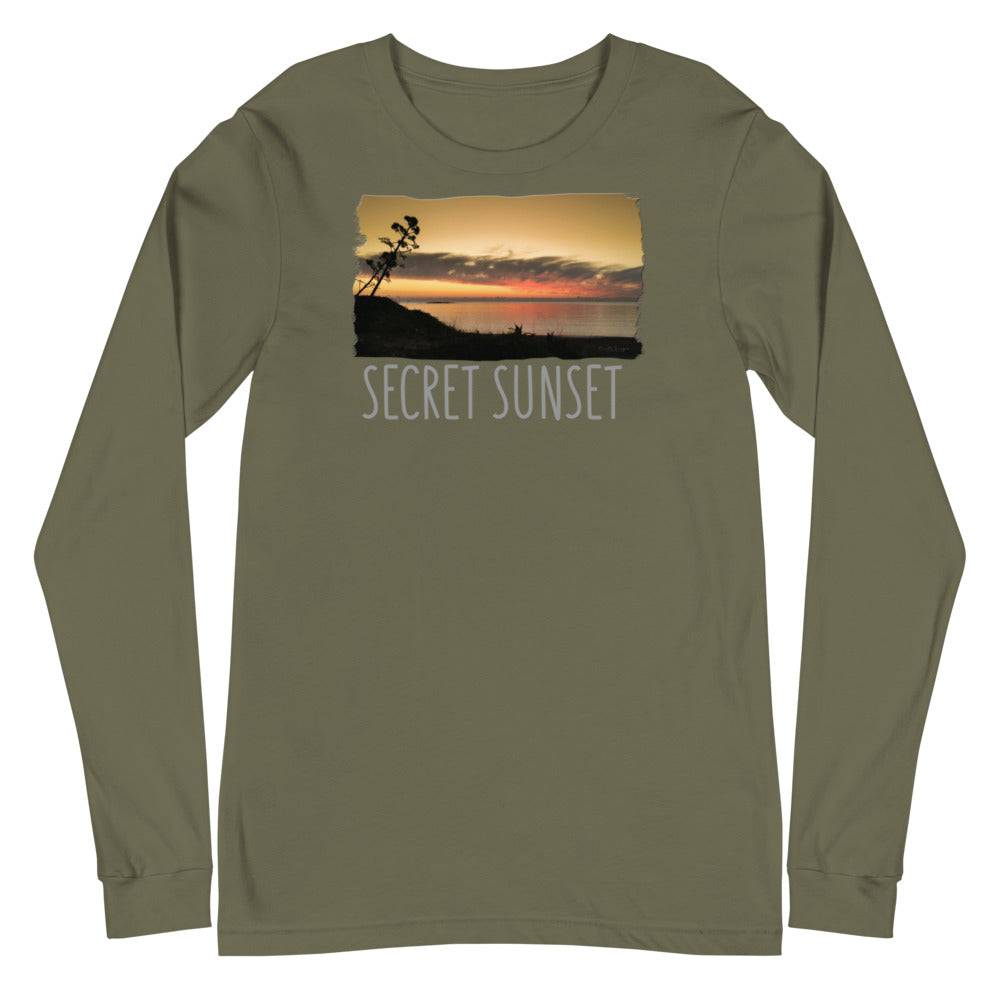 Unisex Long Sleeve Tee/Secret Sunset/Personalized - Enet Images