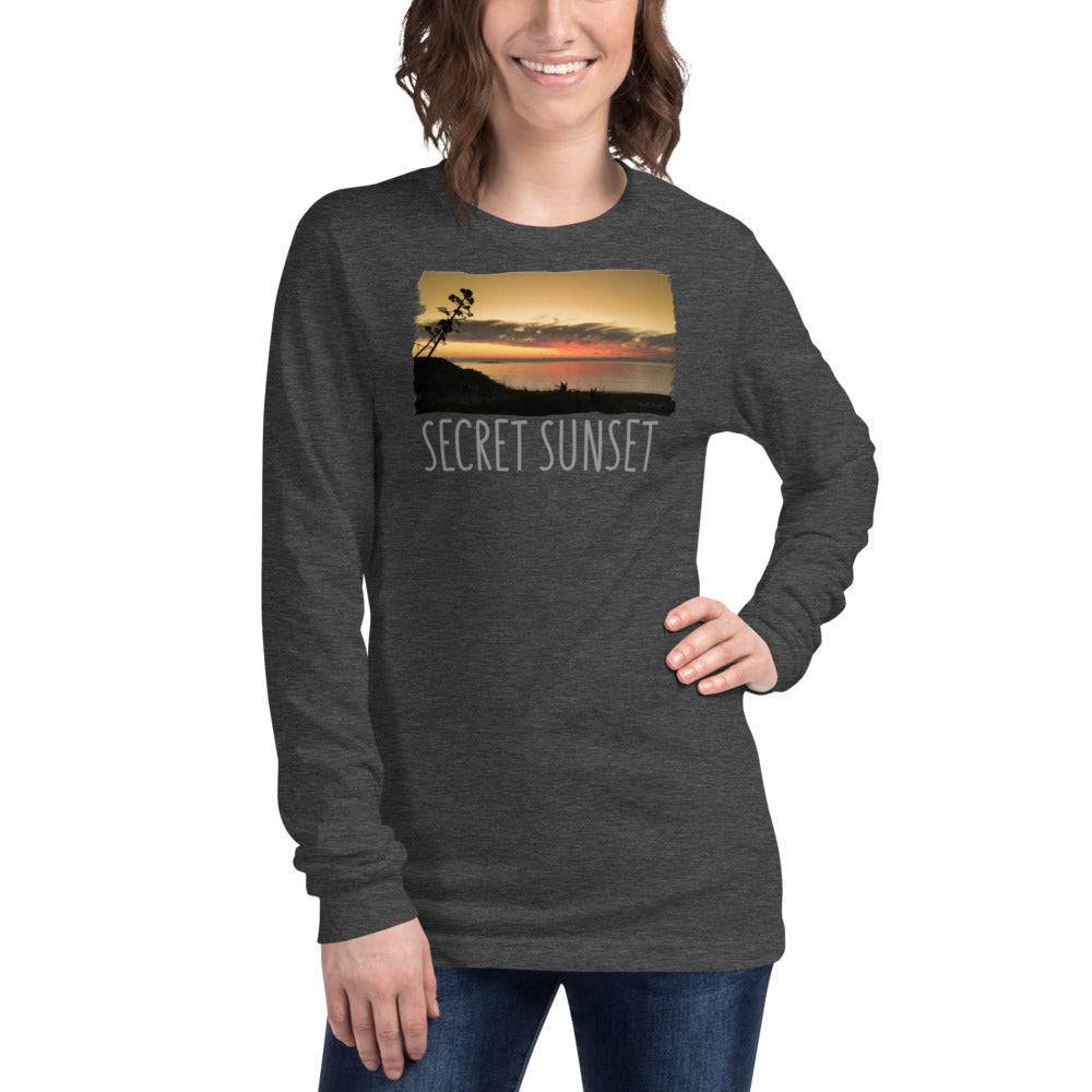 Unisex Long Sleeve Tee/Secret Sunset/Personalized - Enet Images
