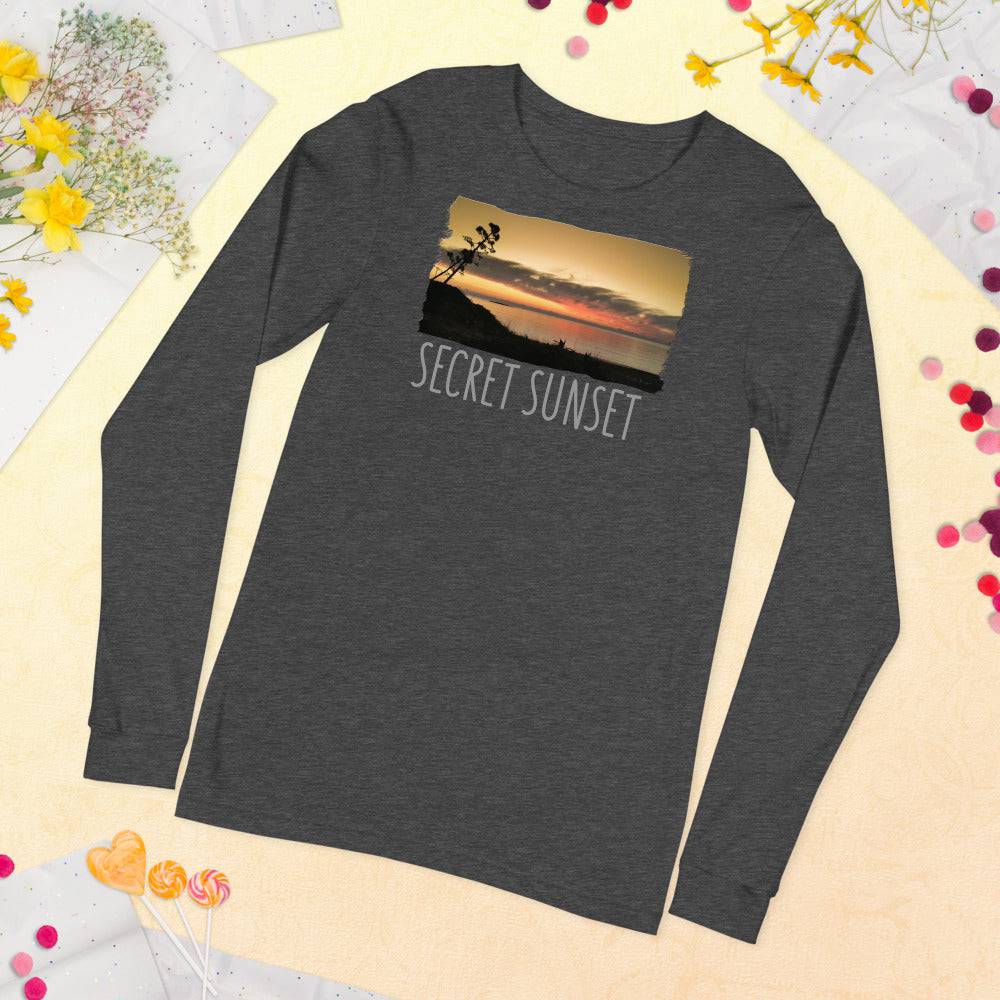 Unisex Long Sleeve Tee/Secret Sunset/Personalized - Enet Images
