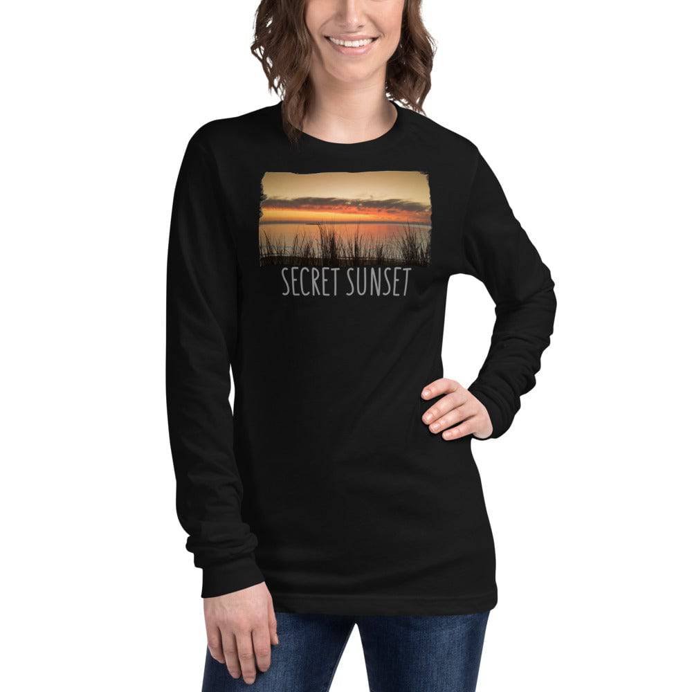 Unisex Long Sleeve Tee/Secret Sunset/Personalized - Enet Images
