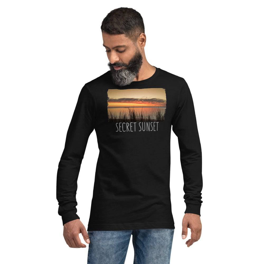 Unisex Long Sleeve Tee/Secret Sunset/Personalized - Enet Images