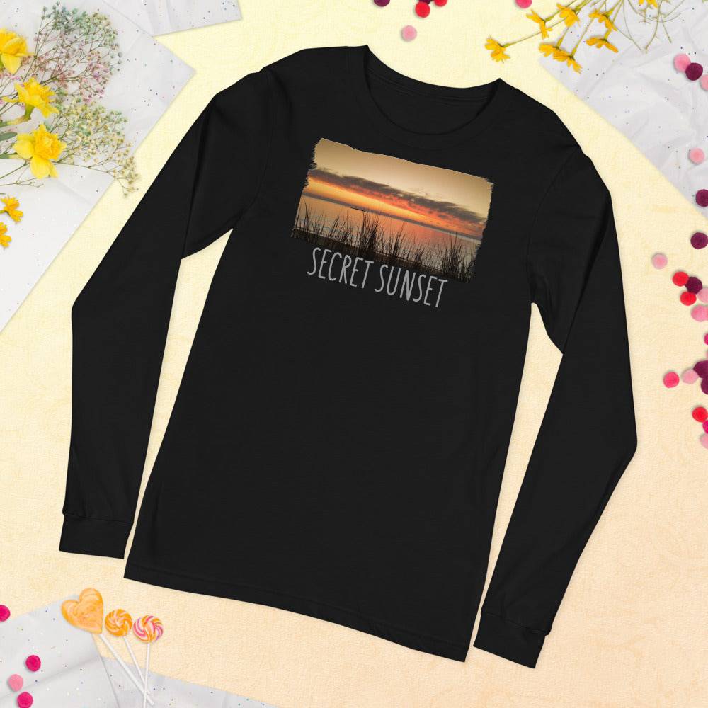Unisex Long Sleeve Tee/Secret Sunset/Personalized - Enet Images