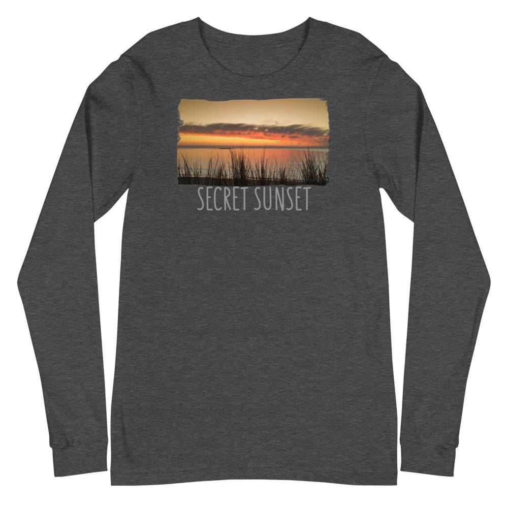 Unisex Long Sleeve Tee/Secret Sunset/Personalized - Enet Images
