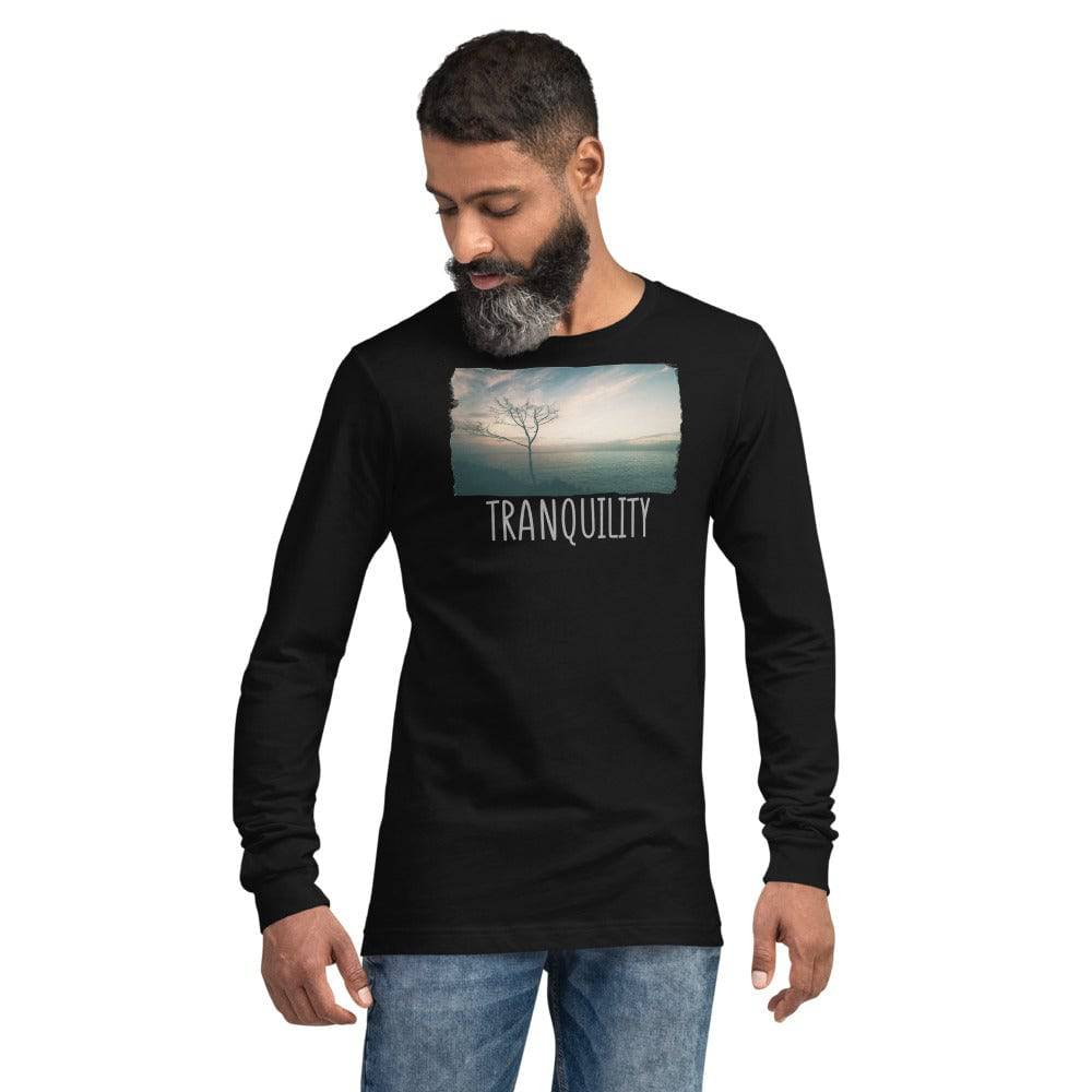 Unisex Long Sleeve Tee/Tranquility/Personalized - Enet Images