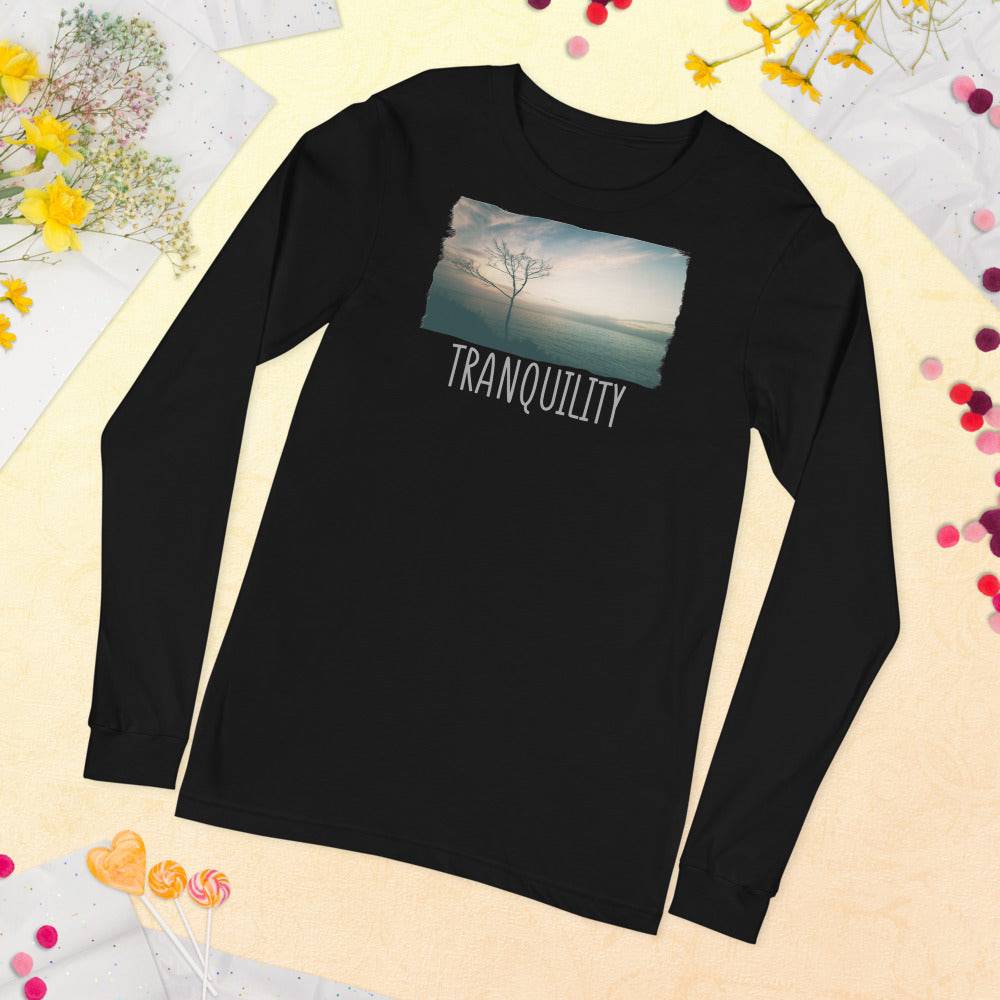 Unisex Long Sleeve Tee/Tranquility/Personalized - Enet Images