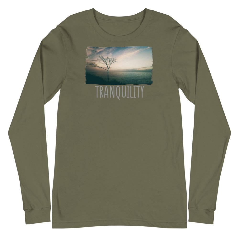 Unisex Long Sleeve Tee/Tranquility/Personalized - Enet Images