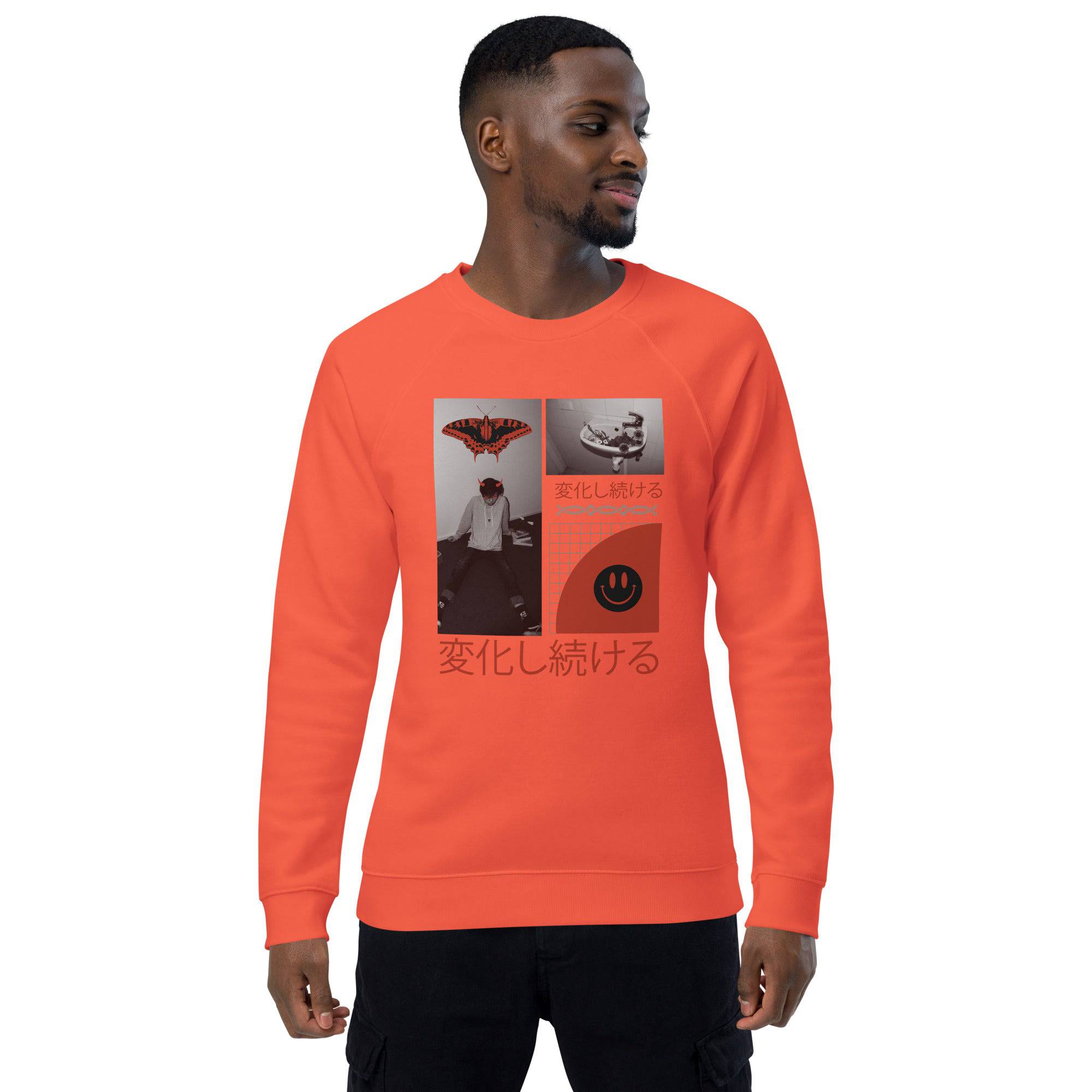 Unisex organic sweatshirt/Anime-1 - Enet Images