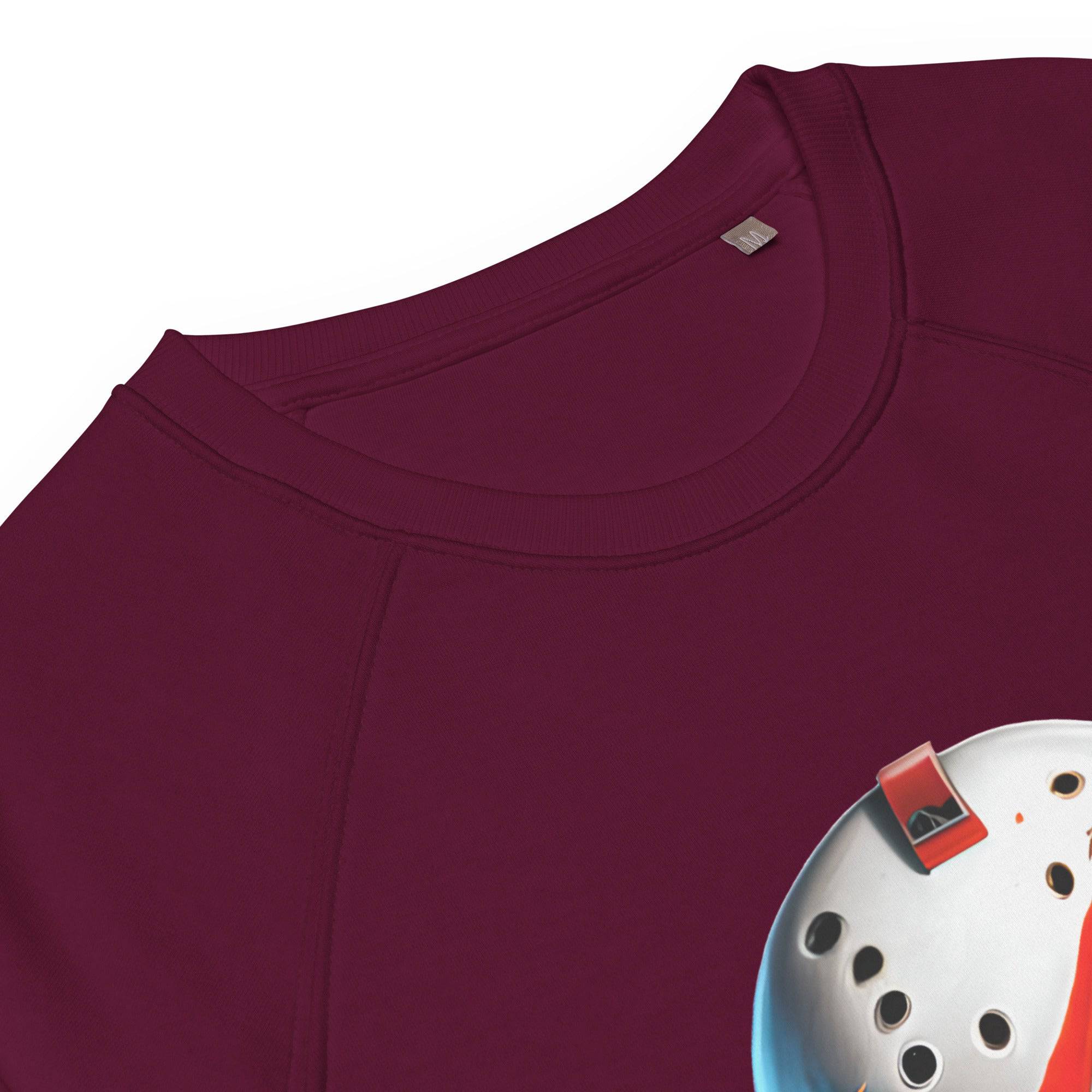 Unisex Organic Sweatshirt/Friday-13th-Mask - Enet Images