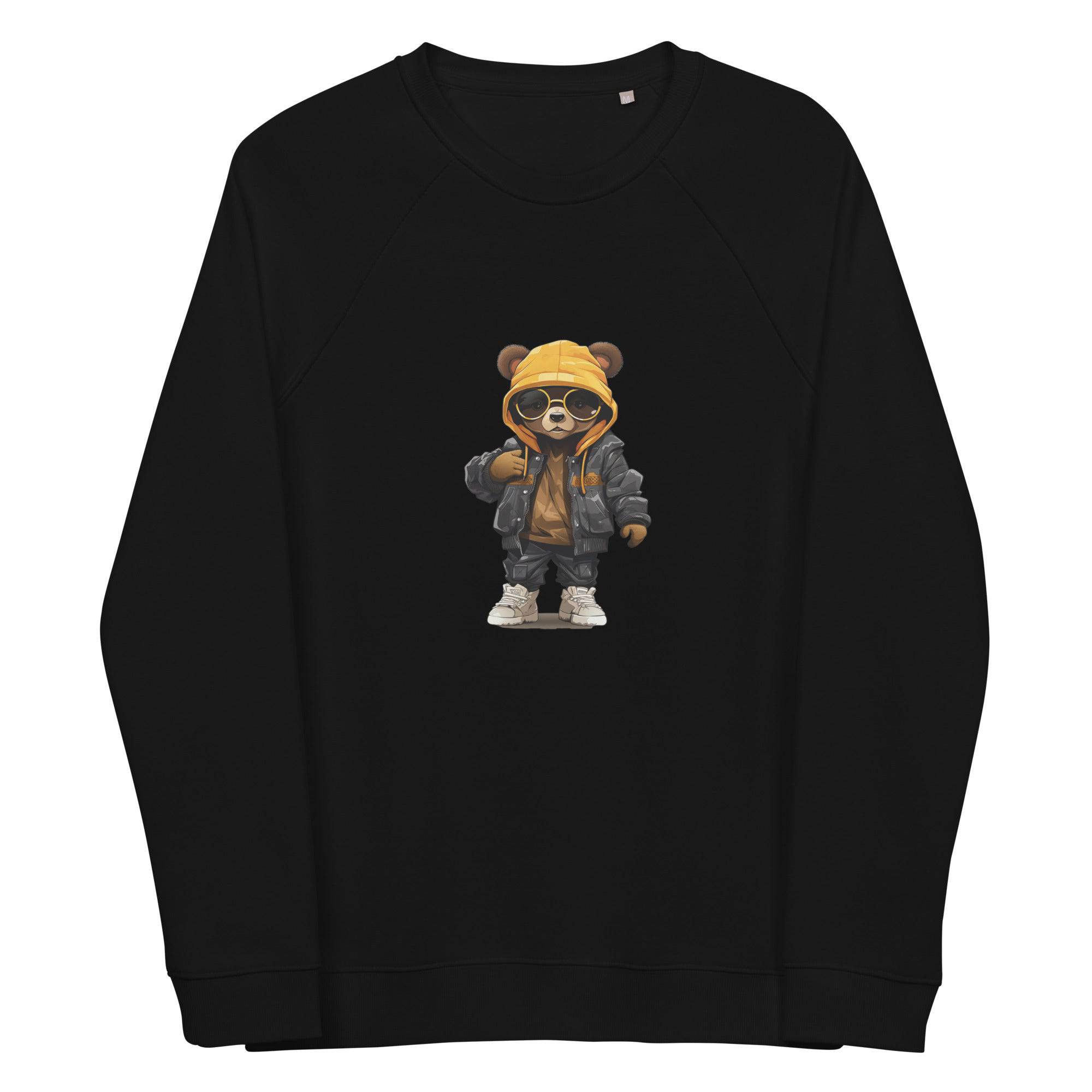 Unisex organic sweatshirt/Teddy-Bear-Hip-Hop - Enet Images