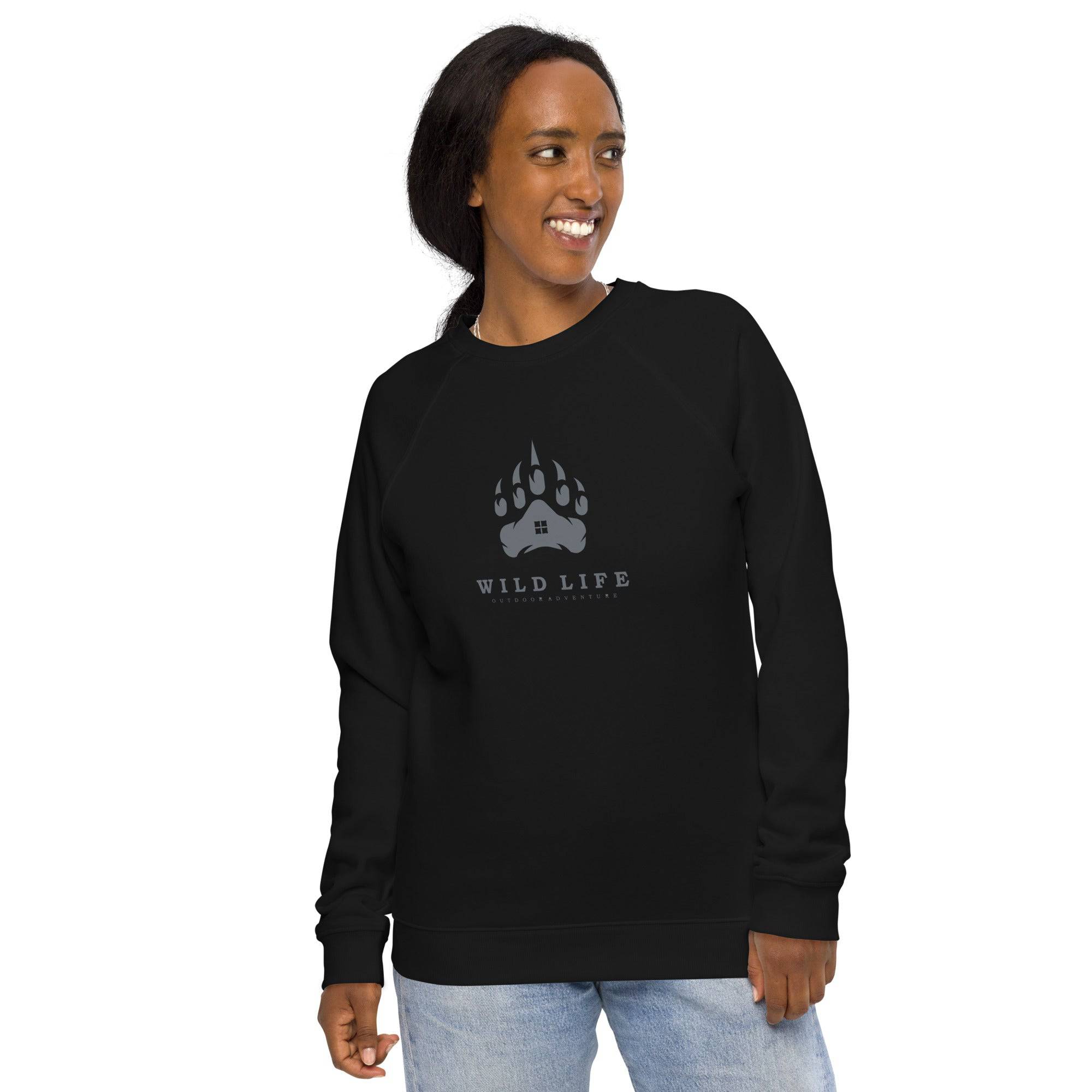 Unisex organic sweatshirt/Wild-Life - Enet Images