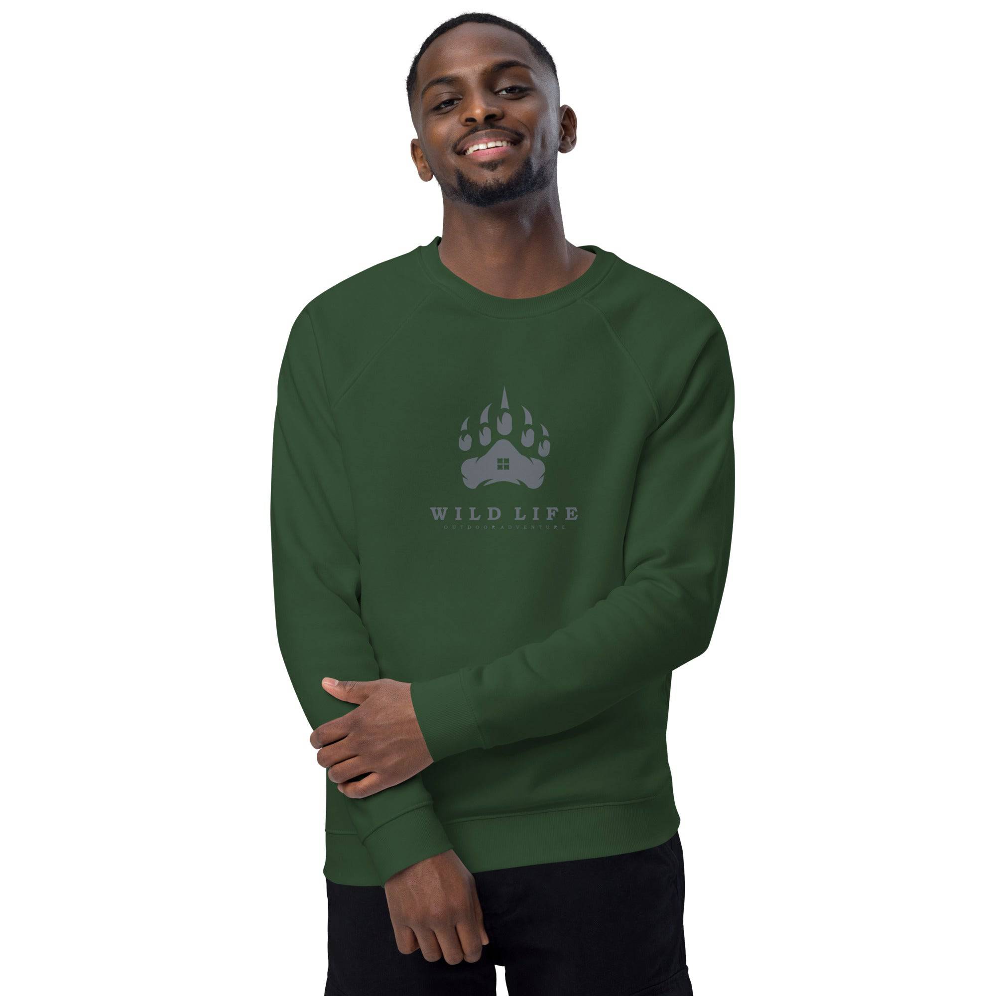 Unisex organic sweatshirt/Wild-Life - Enet Images