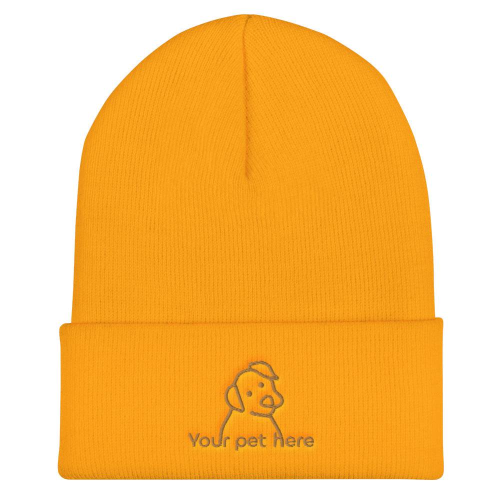 Cuffed Beanie/My Pet's mane/Personalized - Enet Images