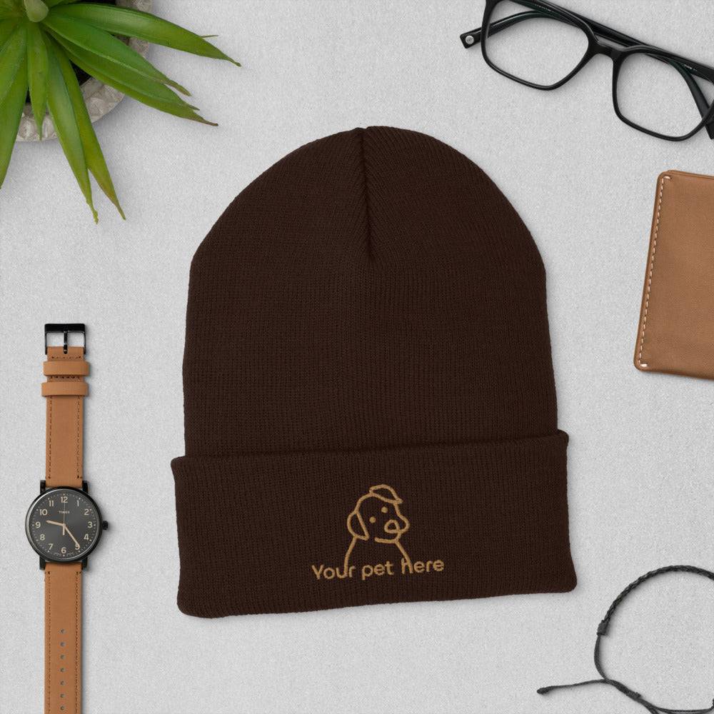 Cuffed Beanie/My Pet's mane/Personalized - Enet Images