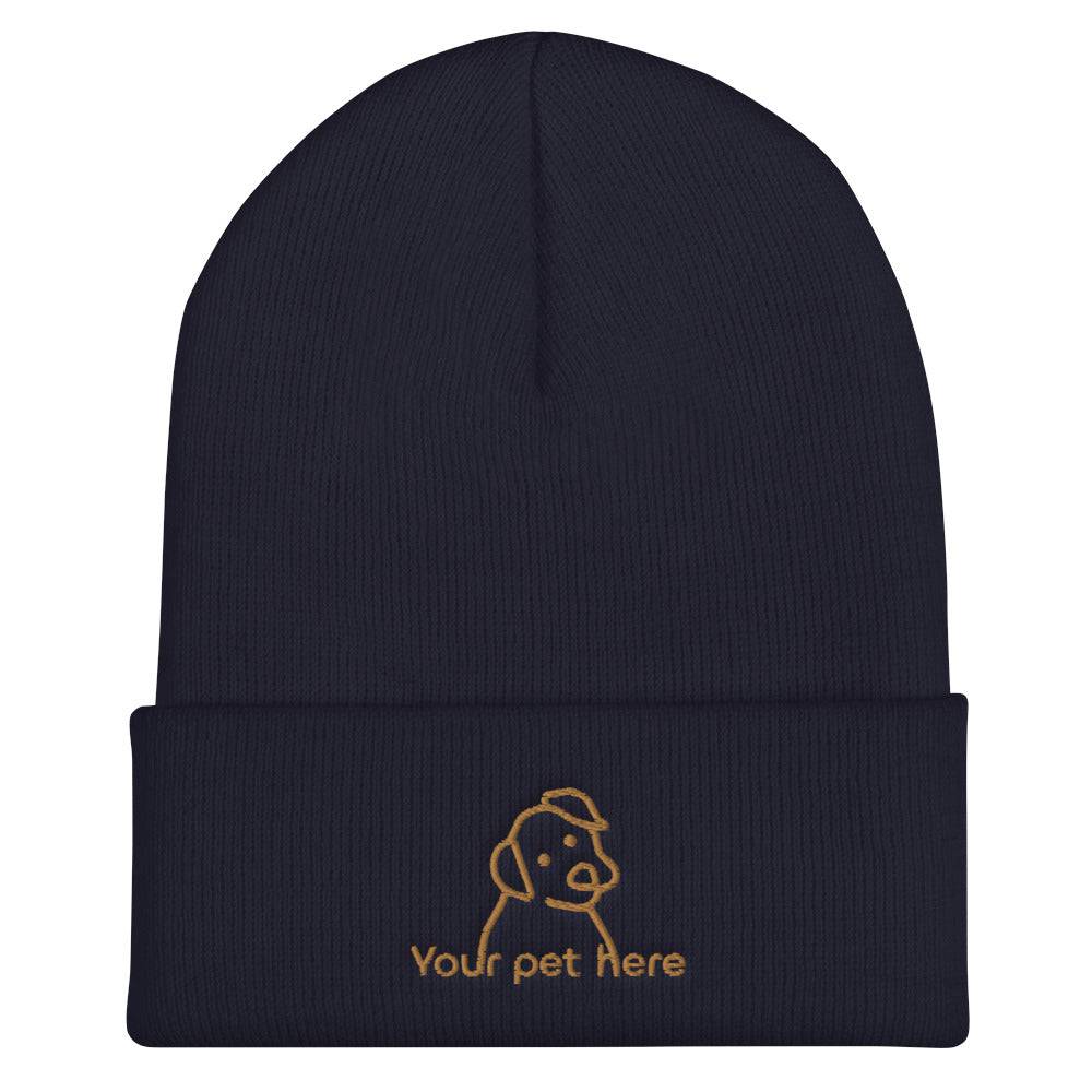 Cuffed Beanie/My Pet's mane/Personalized - Enet Images