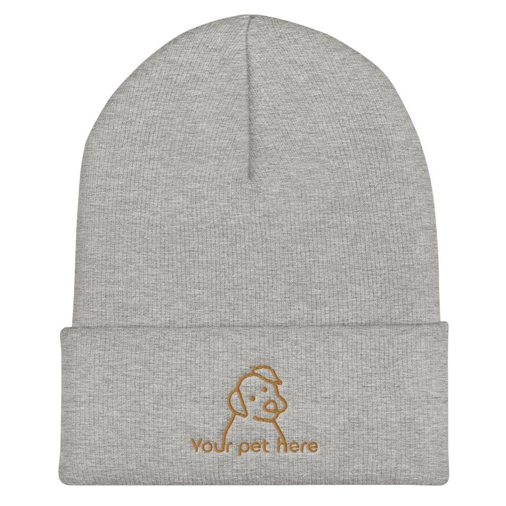 Cuffed Beanie/My Pet's mane/Personalized - Enet Images