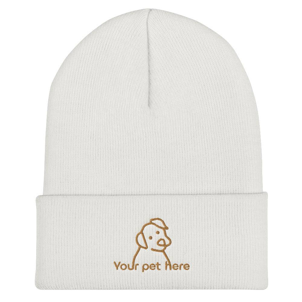 Cuffed Beanie/My Pet's mane/Personalized - Enet Images