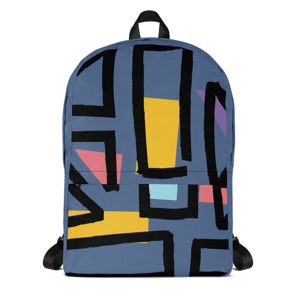 Backpack/Abstract Drawing shapes - Enet Images