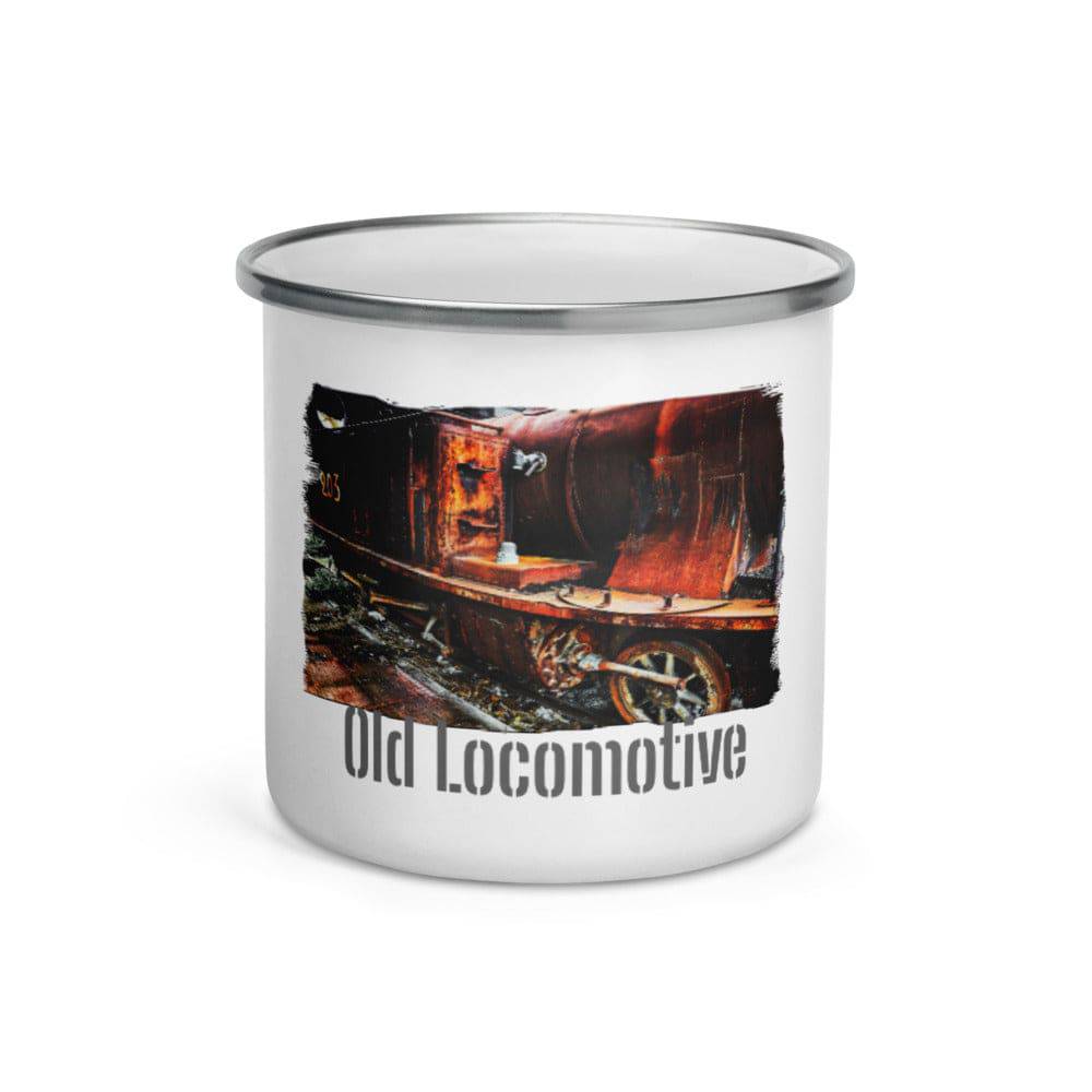 Enamel Mug/Old Locomotive - Enet Images