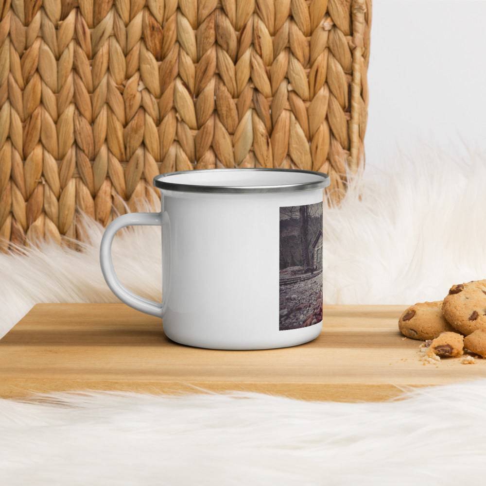 Enamel Mug/rail station milia - Enet Images