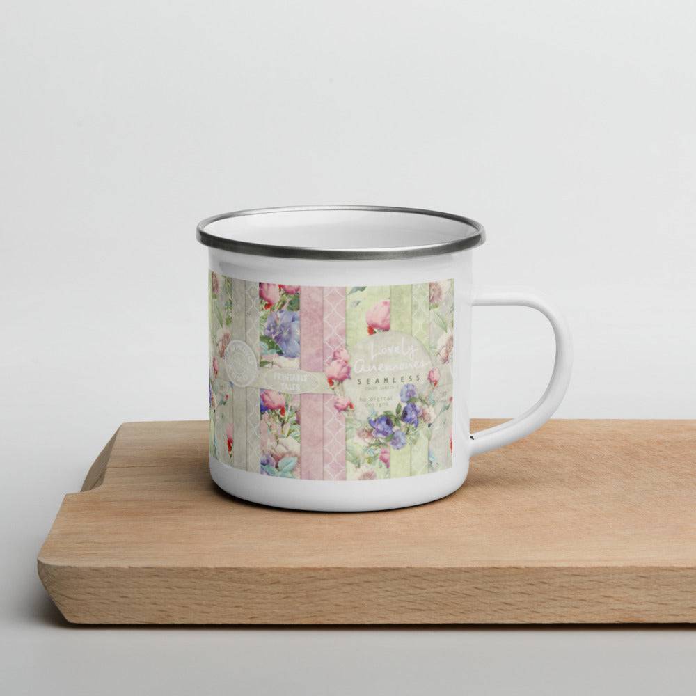 Enamel Mug/Vintage Logo - Enet Images