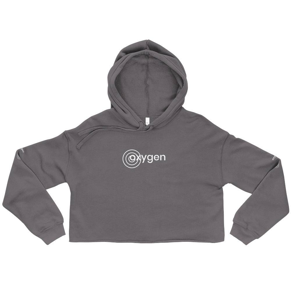 Crop Hoodie/oxygen - Enet Images
