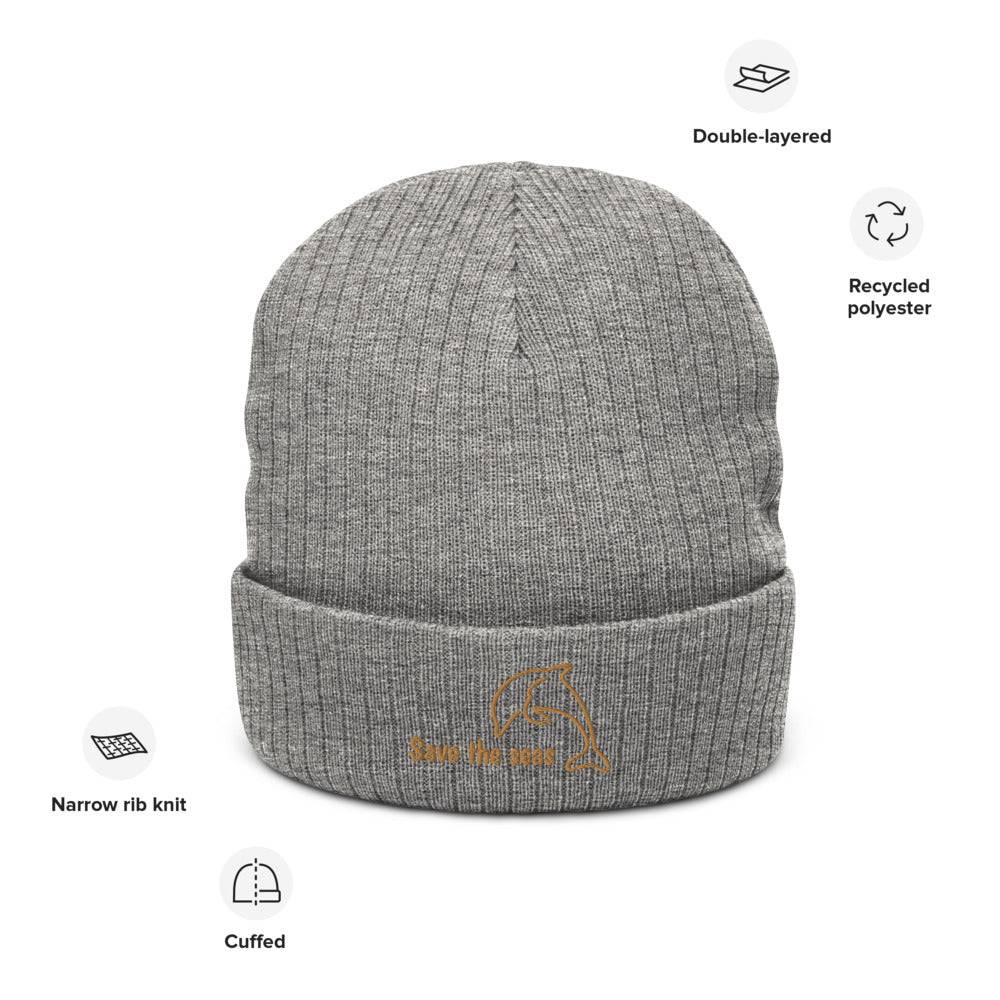 Recycled cuffed beanie/Save The Seas - Enet Images