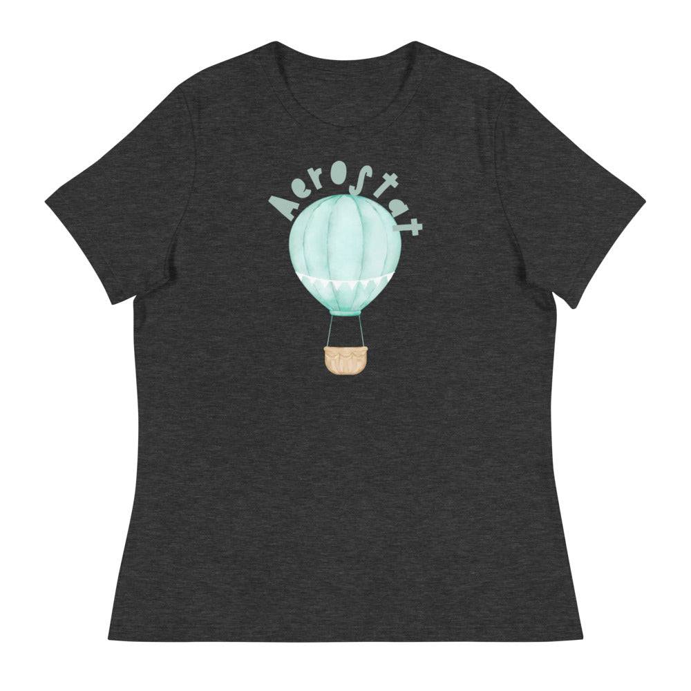 Women's Relaxed T-Shirt/Aerostat Green - Enet Images