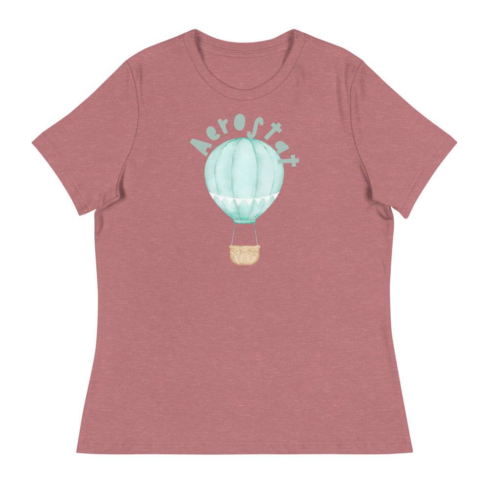 Women's Relaxed T-Shirt/Aerostat Green - Enet Images