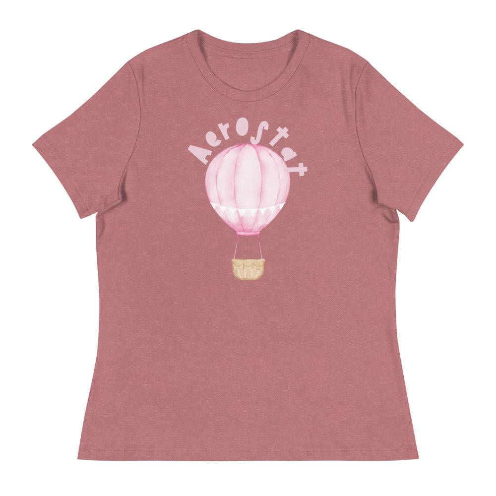 Women's Relaxed T-Shirt/Aerostat Pink - Enet Images