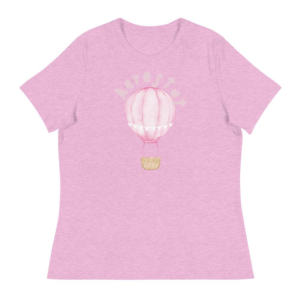 Women's Relaxed T-Shirt/Aerostat Pink - Enet Images
