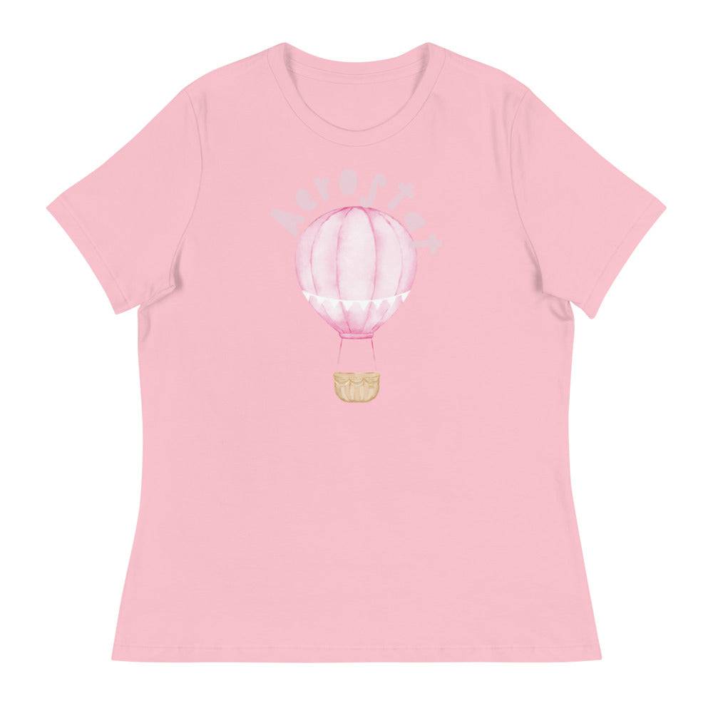 Women's Relaxed T-Shirt/Aerostat Pink - Enet Images