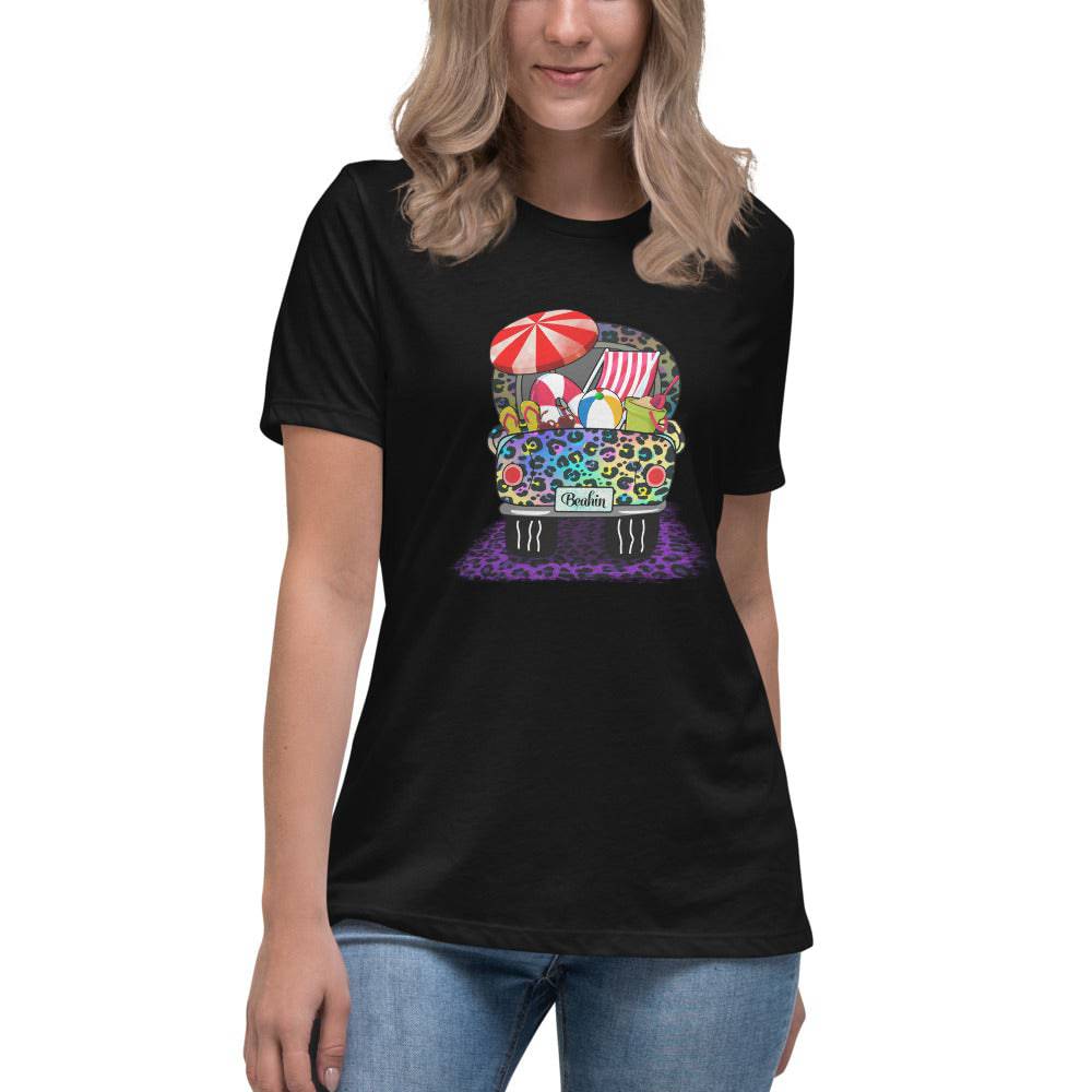 Women's Relaxed T-Shirt/Beachin - Enet Images