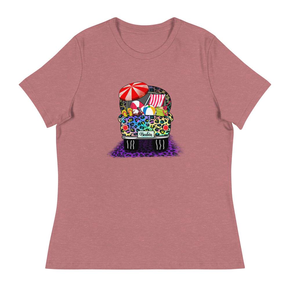 Women's Relaxed T-Shirt/Beachin - Enet Images