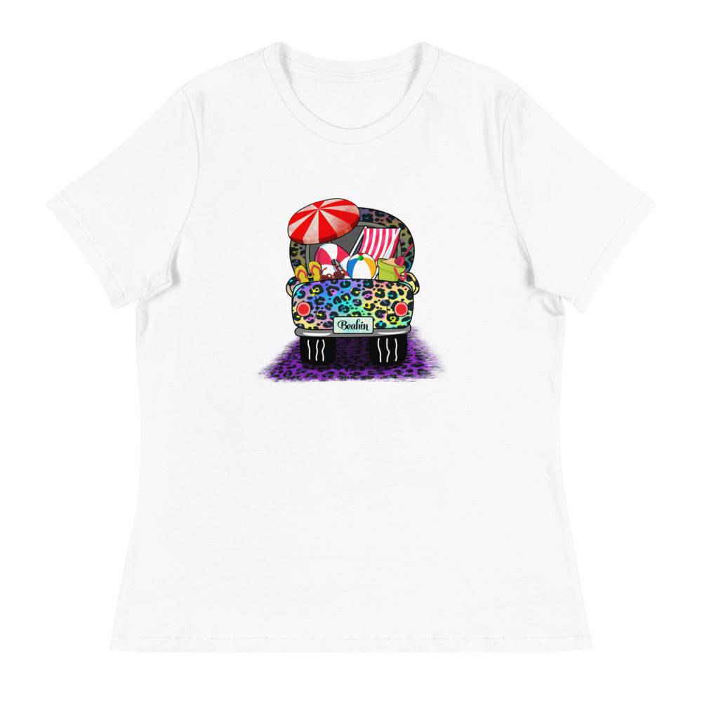 Women's Relaxed T-Shirt/Beachin - Enet Images