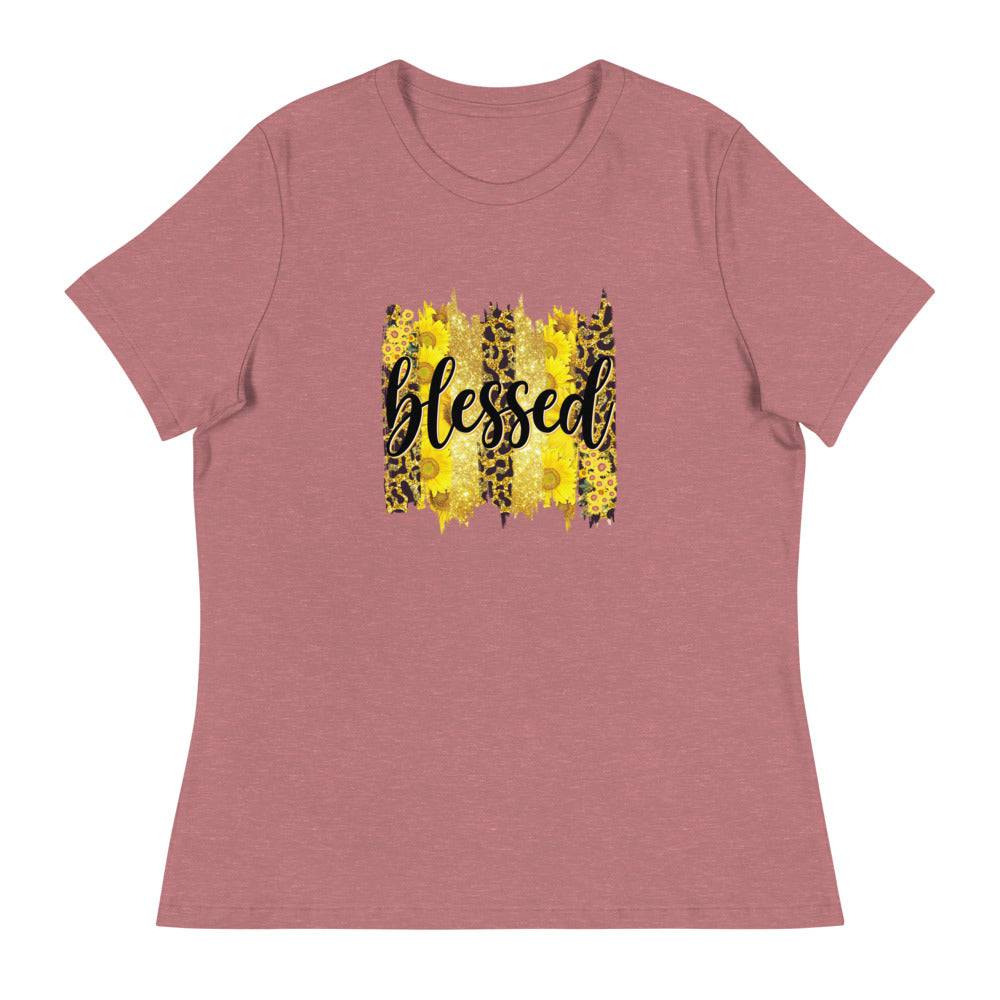 Women's Relaxed T-Shirt/Blessed - Enet Images