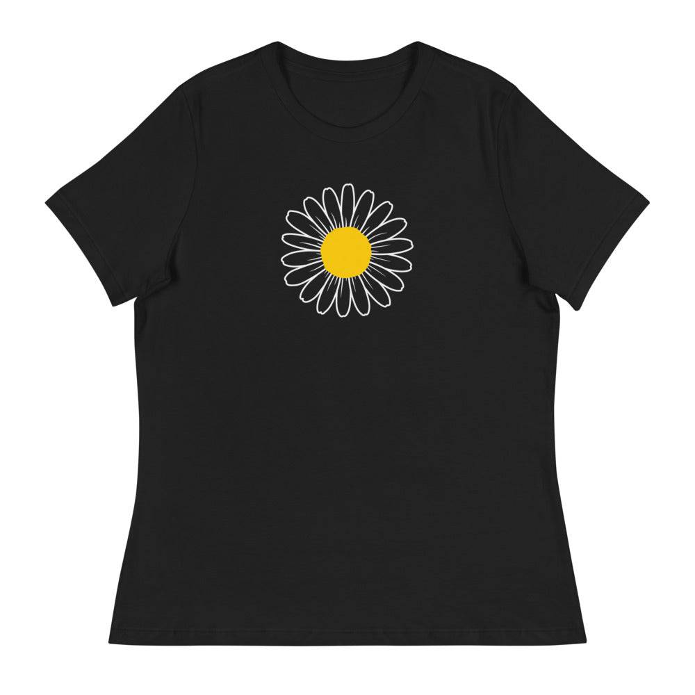 Women's Relaxed T-Shirt/Daisy 2 - Enet Images