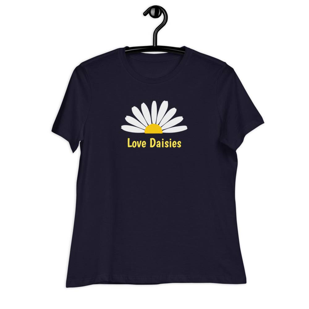Women's Relaxed T-Shirt/Half Daisy - Enet Images