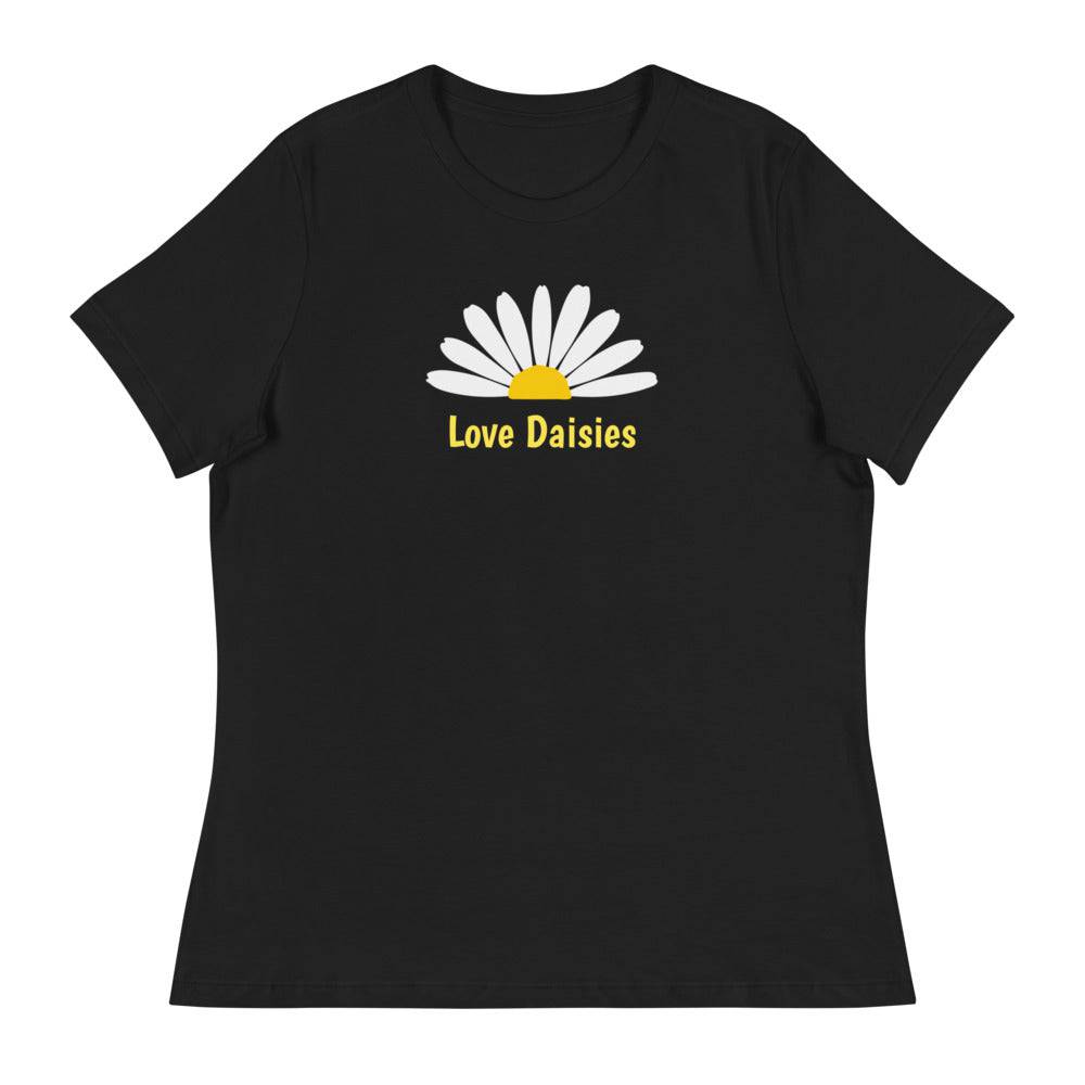 Women's Relaxed T-Shirt/Half Daisy - Enet Images