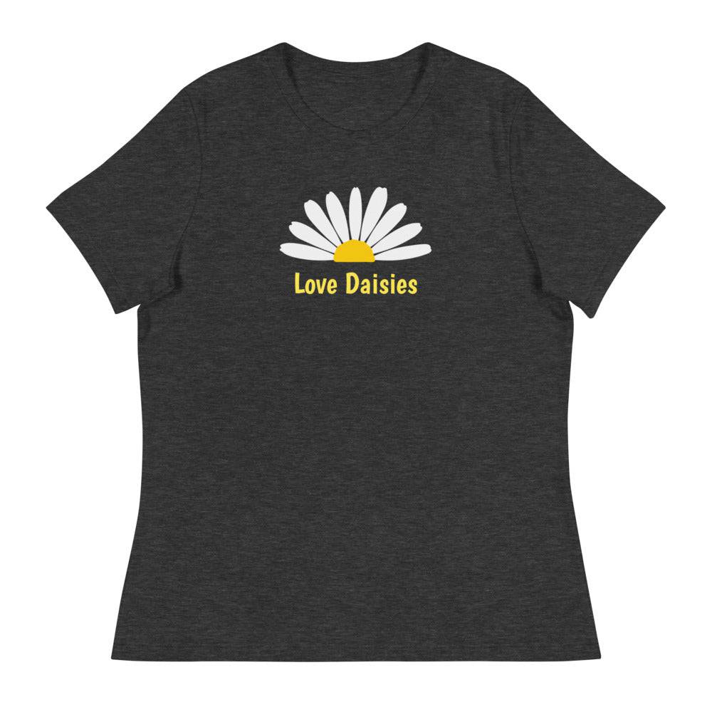 Women's Relaxed T-Shirt/Half Daisy - Enet Images
